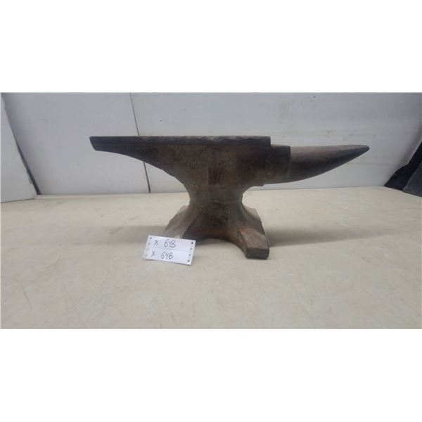 Blacksmith's Anvil with Horn, Flat Face, Square Heel, Hardy Hole, and Pritchel Hole