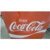 Image 2 : Vintage "Enjoy Coca-Cola" Single-Sided Painted Metal Advertising Sign, circa 1950s-1960s 44”×44”