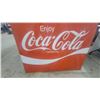 Image 4 : Vintage "Enjoy Coca-Cola" Single-Sided Painted Metal Advertising Sign, circa 1950s-1960s 44”×44”