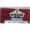 Image 2 : Vintage Ontario "The King's Highway 2” Shield Road metal Sign with Crown Emblem 28”×22”