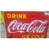 Image 3 : 1940s “Drink Coca-Cola Ice Cold” Porcelain Advertising Sign, 20” × 28”