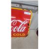 Image 5 : 1940s “Drink Coca-Cola Ice Cold” Porcelain Advertising Sign, 20” × 28”