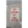 Image 2 : "No Parking Any Time" and "Reserved Parking" Metal Signs 12”×18”