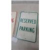 Image 3 : "No Parking Any Time" and "Reserved Parking" Metal Signs 12”×18”
