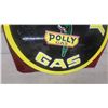 Image 4 : Polly Gas Embossed Round Metal Modern Advertising Sign with Parrot Logo 23.6 diameter