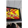 Image 4 : Vintage "Wat a Pizza" Illuminated Light Box Sign With Retro Red and Yellow Design22”×36”