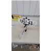 Image 1 : Vintage "First St" and "Carlton Ave" Double-Sided Cast Metal Embossed Street Sign with Bracket 24”