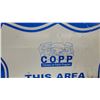Image 2 : C.O.P.P. Citizens on Patrol Program "This Area Protected by Citizens on Patrol" Metal Sign