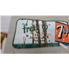 Image 4 : Vintage 1950s-1960s "Fresh Up with 7up" Porcelain Advertising Sign 12”×29”