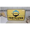 Image 1 : Sherritt Fertilizer Sold Here Vintage Metal Advertising Sign 24”×36”
