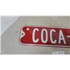 Image 2 : Embossed Coca-Cola Ave Metal Street Sign, Red and White 6”×36” Modern