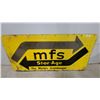 Image 1 : MFS Stor-Age "The World's Grainkeeper" Vintage Metal Advertising Sign 72”×34”