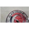 Image 3 : Modern Red Indian Gasoline and Motor Oils Round Porcelain Sign 12” diameter