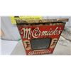 Image 2 : Vintage McCormick's Biscuits Store Display Tin with Viewing Window and Colonial Boy Illustrations