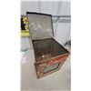 Image 8 : Vintage McCormick's Biscuits Store Display Tin with Viewing Window and Colonial Boy Illustrations