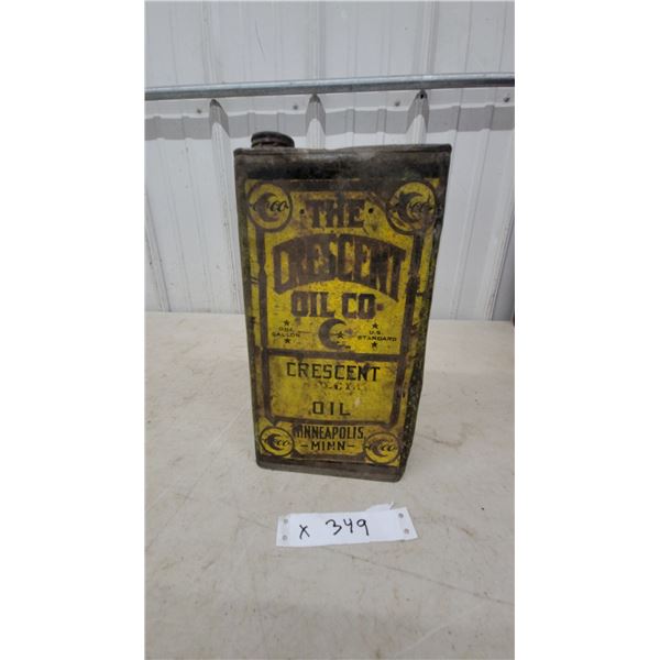 The Crescent Oil Co. Crescent Oil One Gallon Can, Minneapolis, Minnesota, Early 20th Century