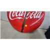 Image 7 : 1954” Drink Coca-Cola" Round Convex Porcelain Button Sign 48” diameter