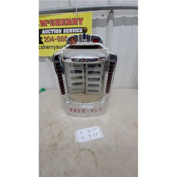 Rock-Ola 1594 24-Selection Jukebox Wallbox, circa 1958-1959, Chrome Finish
