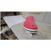 Image 3 : Store Display Crocs Crocband Red Clog with White and Black Striped Sole 24” long