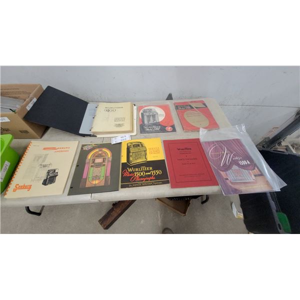 Seeburg Jukebox Manual and Wurlitzer Phonograph Service Manuals