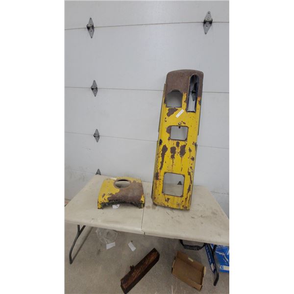 Vintage Wayne 400 Series Gas Pump Front Panel and Access Cover, circa 1930s-1940s