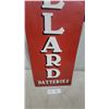 Image 3 : Vintage Willard Batteries Single-Sided Vertical Metal Advertising Sign 12”×33”