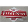 Image 2 : Firestone Tires “Choice of Champions” Metal Advertising Sign, 1950s