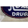 Image 7 : Rexall Drugs Oval Enamel Sign, 32”×60”, Double-Sided