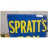 Image 2 : Spratt's Fox Foods Porcelain Enamel Sign, “Used and Sold Here”, 20”×30”