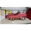 Image 8 : Vintage Red Fire and Rescue Metal Pedal Car, “Engine No 7” Decals