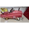 Image 9 : Vintage Red Fire and Rescue Metal Pedal Car, “Engine No 7” Decals