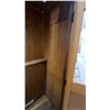Image 10 : M.T.S. 1920s Oak Phone Booth with Door and Glass, 84”×27”×27”