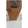Image 2 : M.T.S. 1920s Oak Phone Booth with Door and Glass, 84”×27”×27”