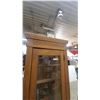 Image 4 : M.T.S. 1920s Oak Phone Booth with Door and Glass, 84”×27”×27”