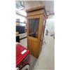 Image 5 : M.T.S. 1920s Oak Phone Booth with Door and Glass, 84”×27”×27”