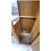 Image 9 : M.T.S. 1920s Oak Phone Booth with Door and Glass, 84”×27”×27”