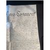 Image 18 : 19th Century Handwritten Will and Testament Document