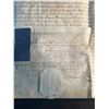 Image 8 : Early Handwritten English Legal Document with Seals