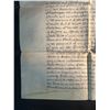 Image 3 : 19th Century Handwritten Last Will and Testament Document