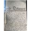 Image 6 : 19th Century Handwritten Last Will and Testament Document