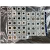 Image 1 : World Coin Collection in Cardboard Holders, 62 Pieces