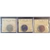 Image 1 : Three Canadian 50 Cent Proof Coins 2007, 2011, 2014 in Holders