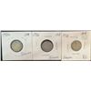 Image 3 : 10 Canadian Silver 5 Cents Coins, 1916–1939