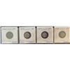 Image 4 : 10 Canadian Silver 5 Cents Coins, 1916–1939