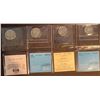 Image 5 : 8 Certified Canadian 25¢ and 50¢ Coins UNC/MS-64