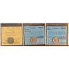 Image 1 : Three Slabbed Canadian Dimes 1947, 1968 Certified