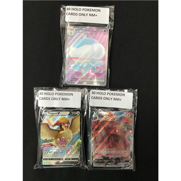 LOT OF 90 POKEMON TCG HOLO TRADING CARDS