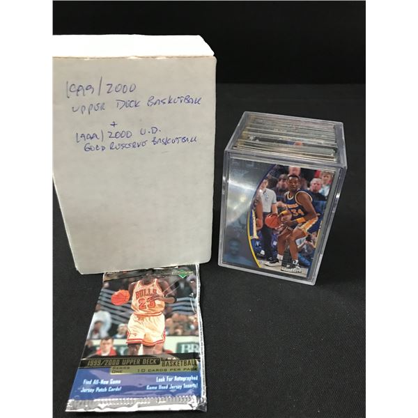 1999-2000 UPPER DECK BASKETBALL TRADING CARDS LOT