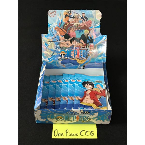 LOT OF 6 ONE PIECE SEALED BOOSTER PACKS IN ORIGINAL BOX