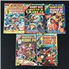 Image 1 : LOT OF 5 GIANT SIZED / KING SIZED MASTER OF KUNG FU COMICS - MARVEL COMICS